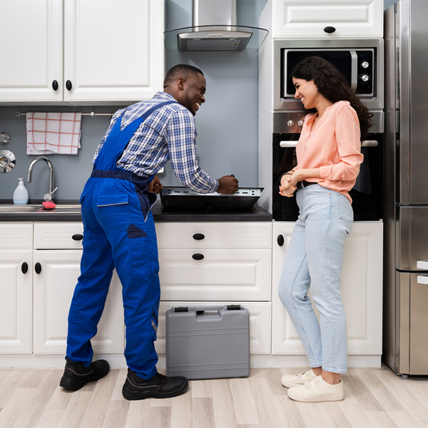 what kind of warranty do you offer on your cooktop repair services in Bustins Island